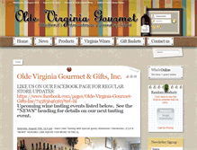Tablet Screenshot of oldevagourmet.com